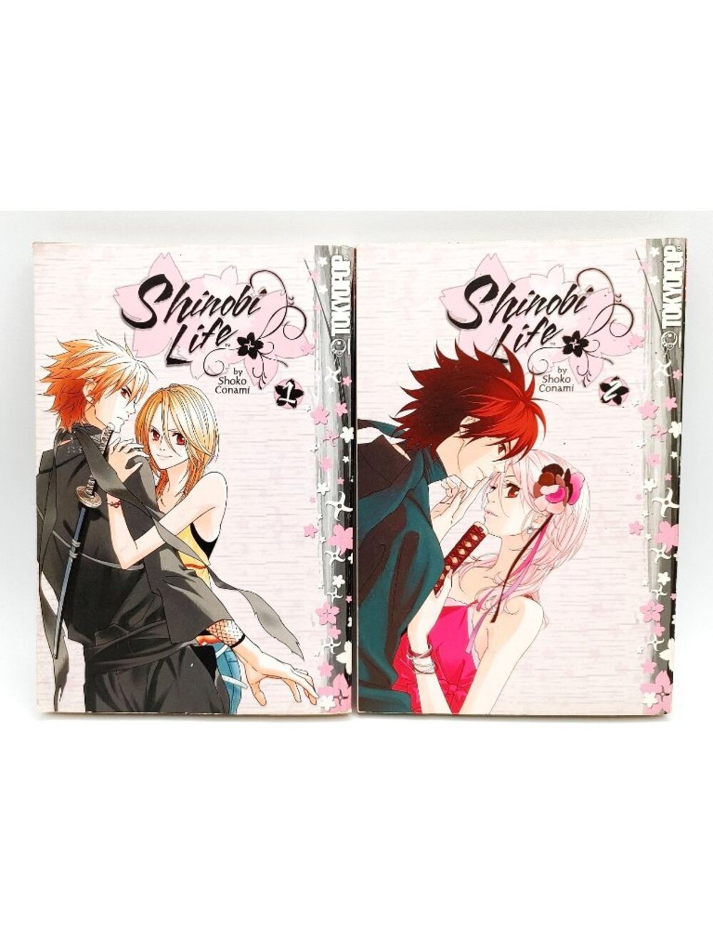 Shinobi Life Vol 1 & 2 Paperback Manga Book Lot Shoko Conami TokyoPop English